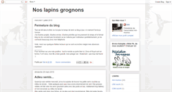 Desktop Screenshot of lapinsgrognons.blogspot.com