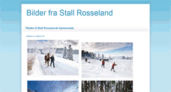 Desktop Screenshot of hjemmestallrosseland.blogspot.com