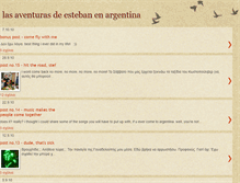 Tablet Screenshot of lasaventurasdeestebanenargentina.blogspot.com