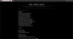 Desktop Screenshot of lyricsmuse.blogspot.com