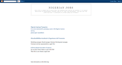 Desktop Screenshot of nigeriancareers.blogspot.com