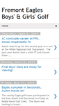 Mobile Screenshot of fremonteaglesgolf.blogspot.com