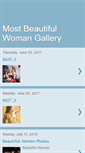 Mobile Screenshot of most-beautiful-woman-gallery.blogspot.com