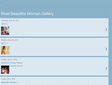 Tablet Screenshot of most-beautiful-woman-gallery.blogspot.com