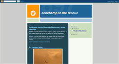 Desktop Screenshot of ecochamp.blogspot.com