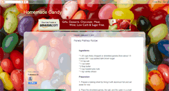 Desktop Screenshot of homemade-candy.blogspot.com