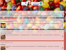 Tablet Screenshot of homemade-candy.blogspot.com