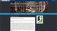 Desktop Screenshot of barefootchiropractor.blogspot.com