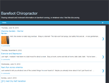 Tablet Screenshot of barefootchiropractor.blogspot.com