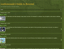 Tablet Screenshot of lostlemonade101.blogspot.com