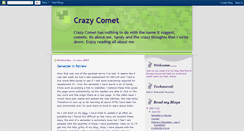 Desktop Screenshot of crazycomets.blogspot.com