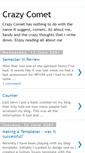 Mobile Screenshot of crazycomets.blogspot.com