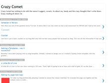 Tablet Screenshot of crazycomets.blogspot.com