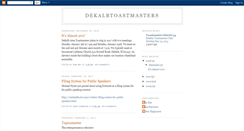 Desktop Screenshot of dekalbtoastmasters.blogspot.com