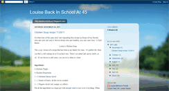 Desktop Screenshot of louisebackinschoolat45.blogspot.com