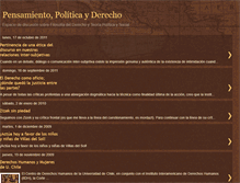 Tablet Screenshot of pensamientoderechoypolitica.blogspot.com