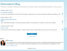 Tablet Screenshot of dharmadevi.blogspot.com