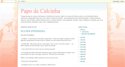 Desktop Screenshot of papodecalcinha.blogspot.com