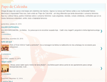 Tablet Screenshot of papodecalcinha.blogspot.com