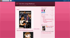 Desktop Screenshot of euamojorgematheus.blogspot.com