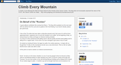 Desktop Screenshot of climbeverymountain2011.blogspot.com