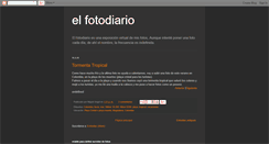 Desktop Screenshot of elfotodiario.blogspot.com