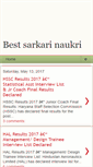 Mobile Screenshot of best-sarkari-naukri.blogspot.com