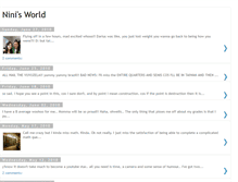 Tablet Screenshot of ninis-world.blogspot.com