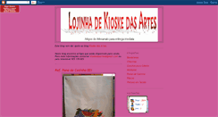 Desktop Screenshot of lojinha-kioskedasartes.blogspot.com