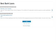 Tablet Screenshot of bestbankloans.blogspot.com