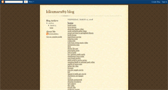 Desktop Screenshot of kikumaru89.blogspot.com