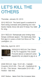 Mobile Screenshot of letskilltheothers.blogspot.com