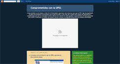 Desktop Screenshot of comprometidosconlaupel.blogspot.com