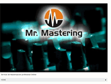 Tablet Screenshot of mistermastering.blogspot.com