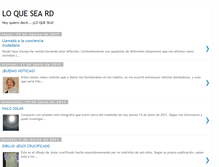 Tablet Screenshot of loqueseard.blogspot.com