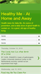 Mobile Screenshot of beinghealthyhomeandaway.blogspot.com