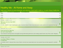 Tablet Screenshot of beinghealthyhomeandaway.blogspot.com