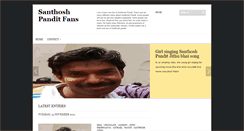 Desktop Screenshot of fanssanthosh.blogspot.com