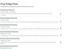 Tablet Screenshot of firstfridayfives.blogspot.com
