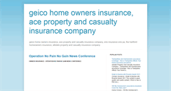 Desktop Screenshot of homeownersinsurancegeico.blogspot.com