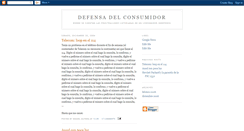 Desktop Screenshot of defensadelconsumidor.blogspot.com