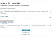 Tablet Screenshot of defensadelconsumidor.blogspot.com