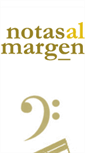 Mobile Screenshot of notasalmargenweb.blogspot.com