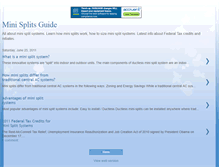 Tablet Screenshot of minisplitsguide.blogspot.com