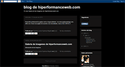 Desktop Screenshot of blogdehiperformancewebcom.blogspot.com