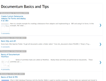 Tablet Screenshot of dctmbasicsandtips.blogspot.com