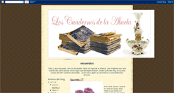 Desktop Screenshot of loscuadernosdelabuela.blogspot.com