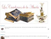 Tablet Screenshot of loscuadernosdelabuela.blogspot.com