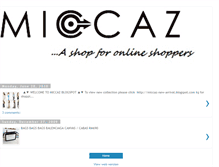 Tablet Screenshot of miccaz.blogspot.com