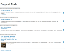 Tablet Screenshot of pengubat-rindu.blogspot.com